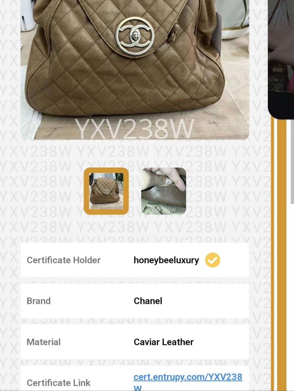 CHANEL Quilted Brown Leather Backpack with Gold CC Emblem - Picture 10 of 16